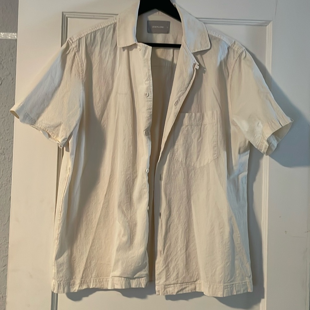 Everlane textured button up